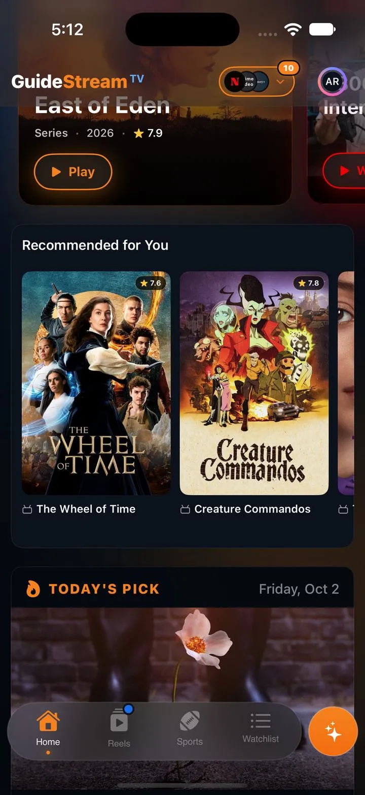 Recommended for You and Today's Pick